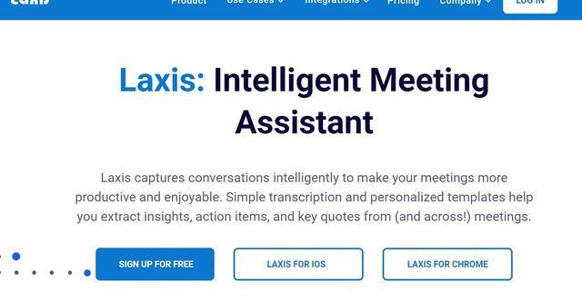 Laxis - Intelligent Meeting Assistant