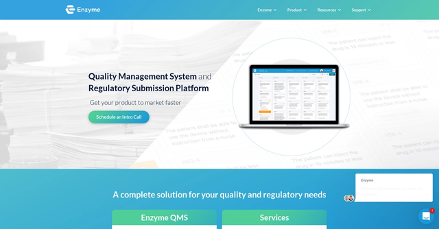 Enzyme - Enzyme QMS software for product development life cycle.