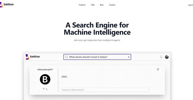 Bellow - Machine intelligence search engine.