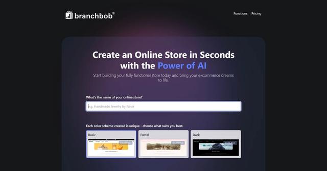 Branchbob.ai - Branchbob.ai is an AI-powered platform that enables merchants to quickly and easily create fully functional online stores.