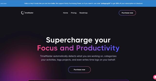 TimeMaster - TimeMaster is a productivity app designed to help users maximize focus and productivity.