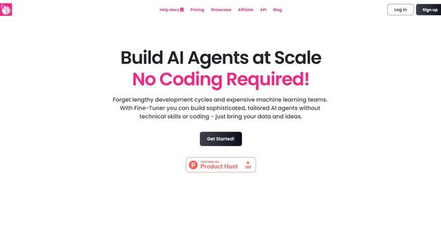 Fine-Tuner - Build AI Agents at Scale