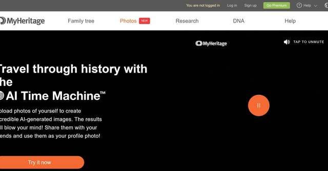 AI Time Machine - Create AI-generated images & time travel with AI Time Machine.