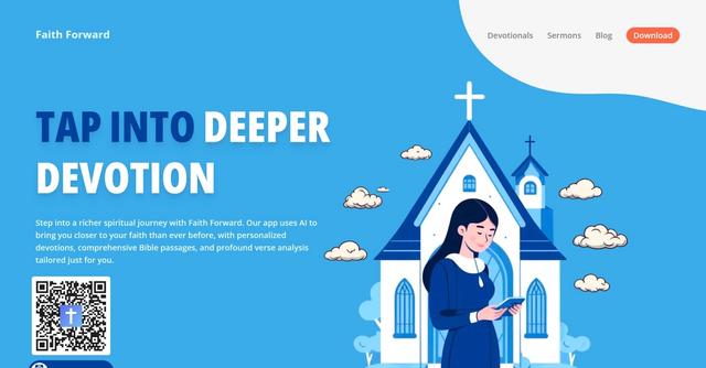 Faith Forward - Daily Christian devotionals w/verse analysis.