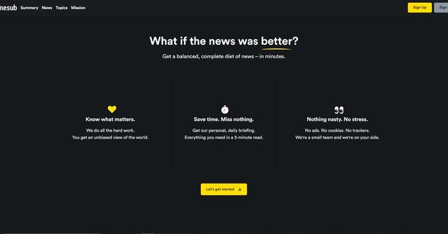 OneSub - Prioritized emotional well-being in news aggregation.