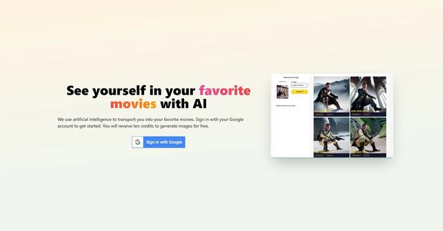 Film Face - Create personalized movie scenes with custom images.