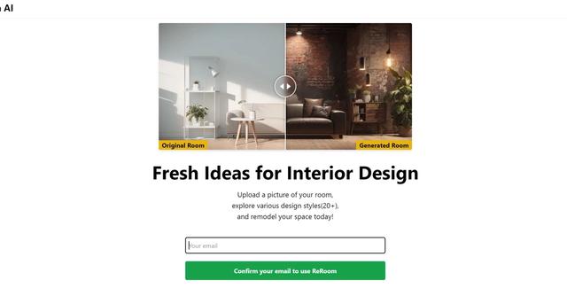 Reroom AI - Design tool for customising and creating spaces