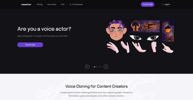 Respeecher - Voice Cloning for Content Creators