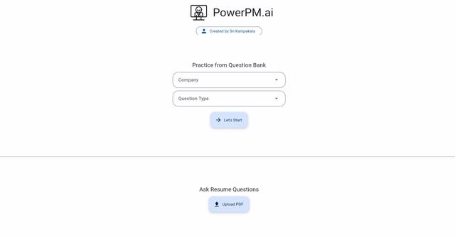 PowerPM.ai - AI-Powered coach to ace your Product Management interview