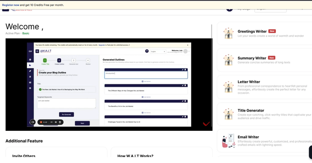 Webuters AI - W.A.I.T is an all-in-one content creation solution that enables users to create compelling and engaging content in seconds.