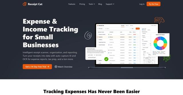Receipt Cat - Receipt Cat is a receipt scanning and expense tracking app designed to help small business owners and entrepreneurs manage their finances.