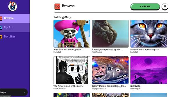 Latitude AI Art - AI Art is a platform that allows users to create, view, and share art generated by artificial intelligence.