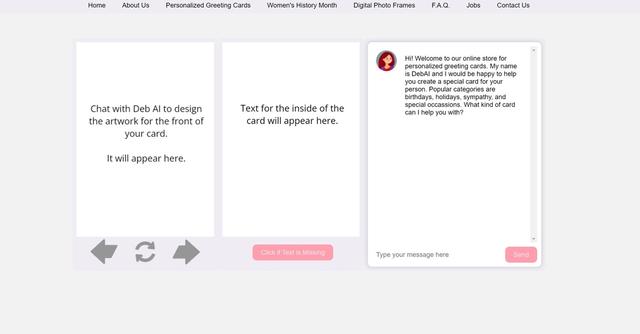 AICardshop - Online platform for unique and personalized AI-generated art gifts for special occasions