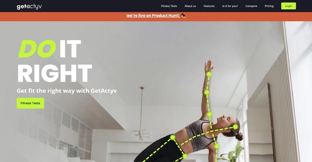 Getactyv - Getactyv is an AI and computer vision assisted health and fitness platform that offers personalized programs to help users reach their goals