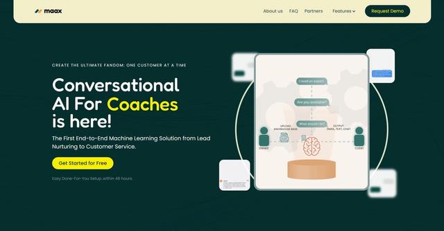 Maax AI - Conversational Ai For Coaches Experts is here!