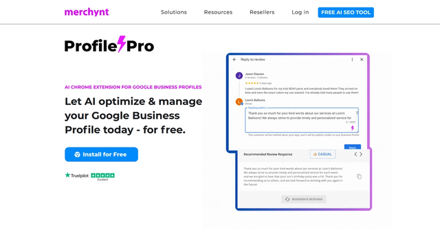 ProfilePro - Optimize Your Google Business Profile (GMB) with AI  - no SEO knowledge needed!