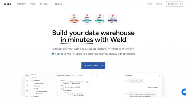 Weld - Simplified unification of business data.