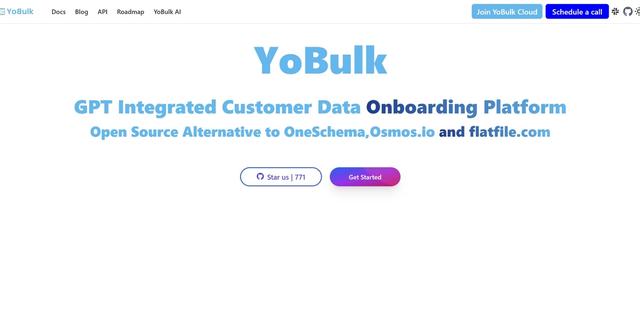 YoBulk - CSV data cleaning, validation, and column mapping.
