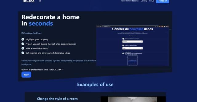 IACrea - AI-powered Home Staging Solution
