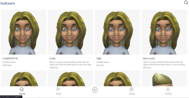 JustLearn - Create AI friends and chat with them