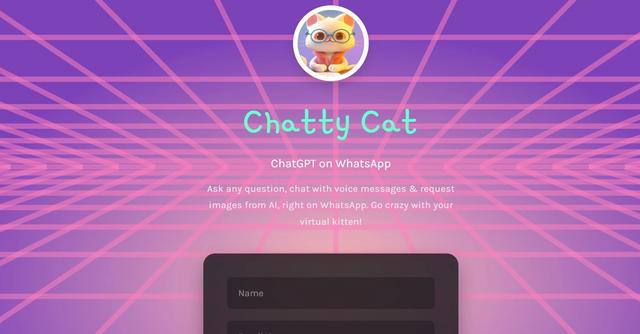 Chatty Cat - Chat with AI on WhatsApp