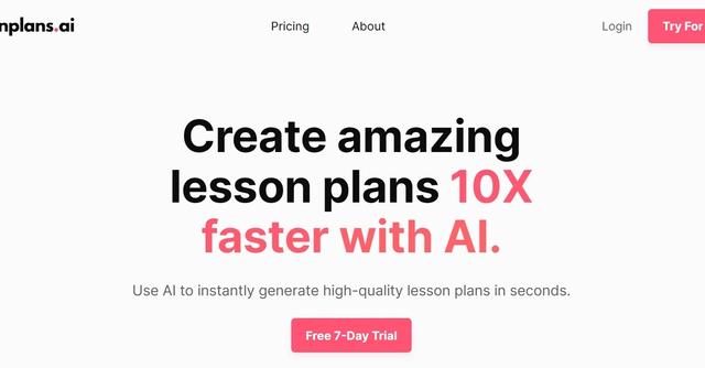 LessonPlans.ai - AI generated lessson plans for teachers.