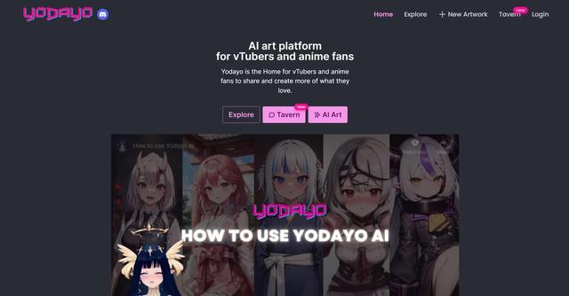 Yodayo - Yodayo is an AI art platform specifically designed for vTubers and anime fans.
