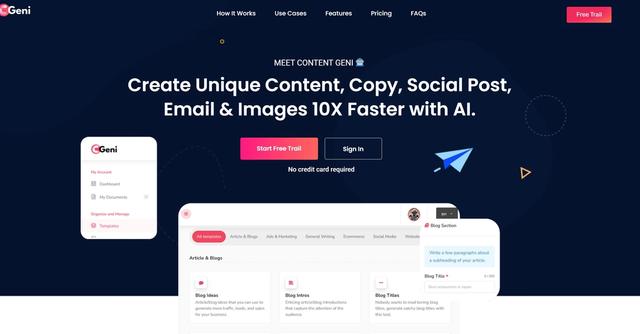 ContentGeni - AI-powered content generation for businesses