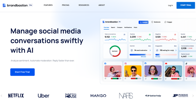 BrandBastion Lite - Easily monitor and manage all your social media conversations