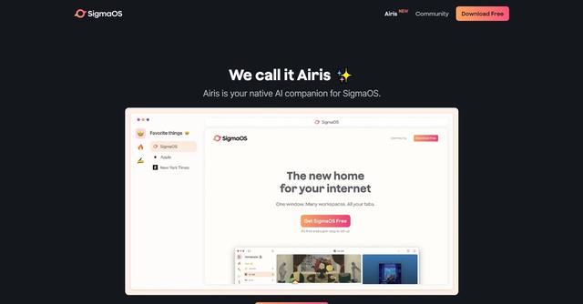 SigmaOS - Airis is your native AI companion for SigmaOS.
