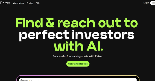 Raizer - Fundraising platform for startup founders
