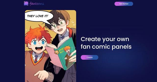 Fantoons - Generated comics automatically.