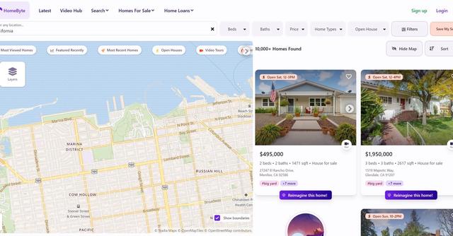 HomeByte - Find your dream home with the most advanced home search on the planet.