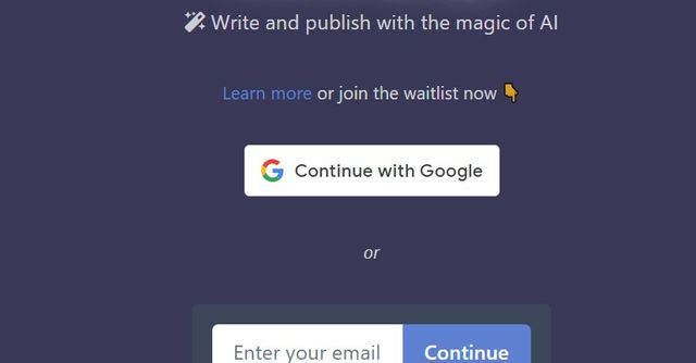 DREAM.page - Write smarter with AI! Join the waitlist now.