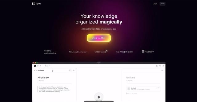 Tyles - Your knowledge organized magically