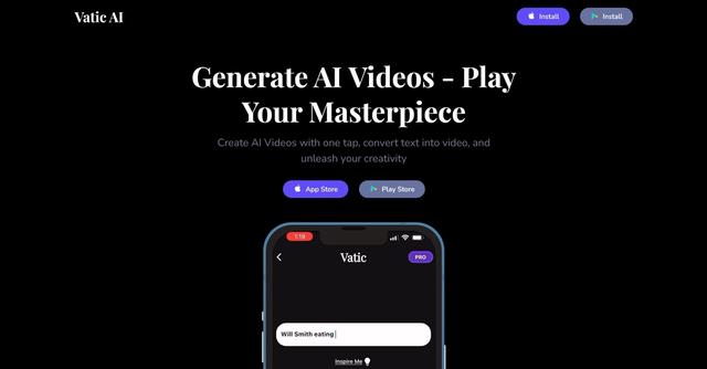 Vatic - Create videos instantly from prompts.