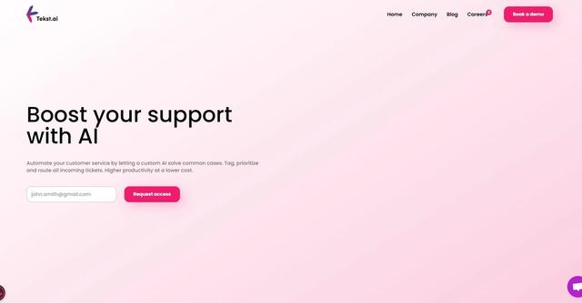 Tekst.ai - Boost your customer support with AI