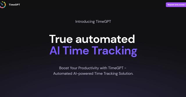 TimeGPT - True automated AI Time Tracking