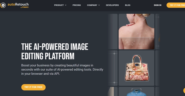 autoRetouch - autoRetouch is an AI-powered platform for bulk-editing of product images online.