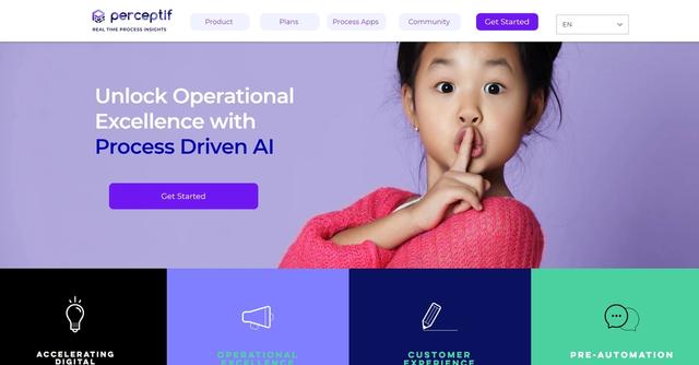 Perceptif - Perceptif Insights is an AI-powered software tool that provides real-time process insights for businesses.