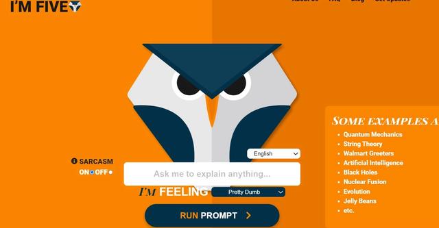 ELI5 - Simplifies complex topics using AI for all levels of understanding