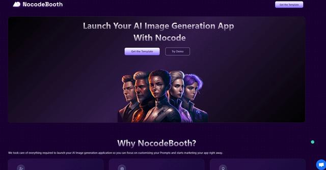 NocodeBooth - Nocode AI Avatar Platform Template