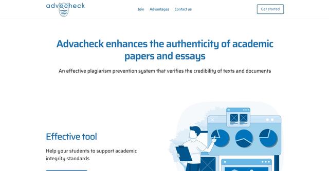 Advacheck - Help your students to support academic integrity standards