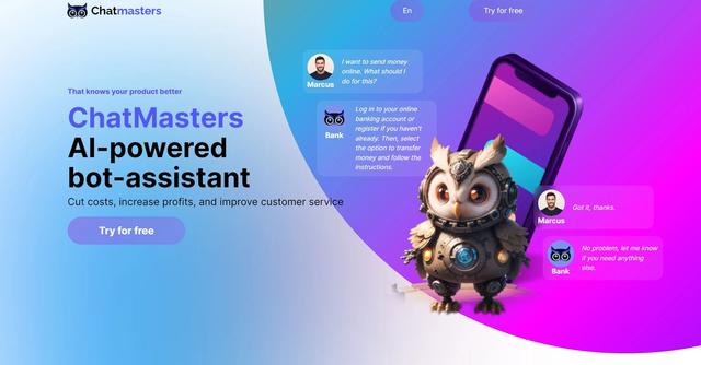 Chatmasters - Assistant for businesses to enhance customer support efficiency