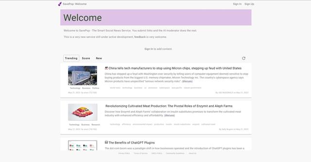 SavePop - Automated bookmark sorting and top-link suggestions.