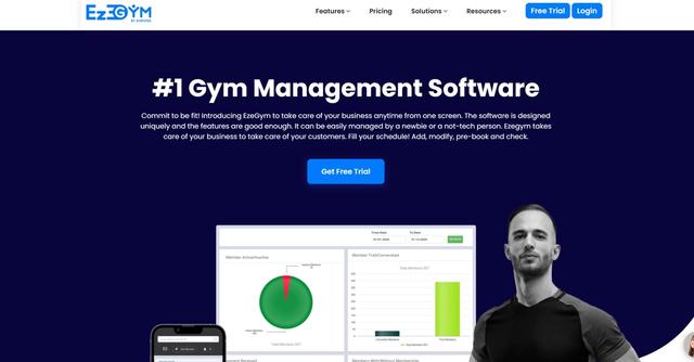 EzeGym - EzeGym: A cloud-based, customizable software solution for comprehensive gym management