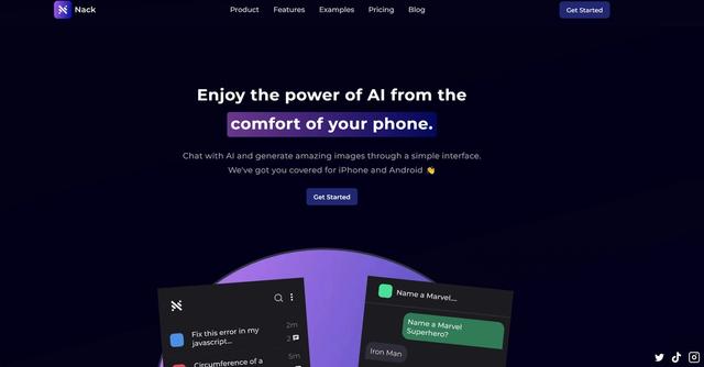 Nack - Nack: Multifunctional AI for translation, summarizing, quizzes, and more