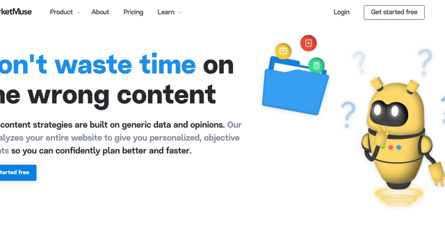 MarketMuse - Personalized, objective insights into your content strategy
