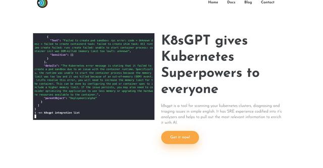 K8sGPT - Simplify Kubernetes cluster management with AI-powered issue diagnosis and triage.