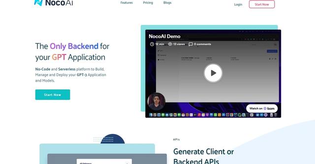 NocoAI - The Ultimate Backend Solution for your GPT App